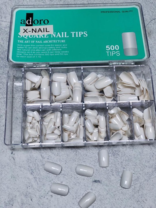 Uñas Press On X NAIL BLANCA x500